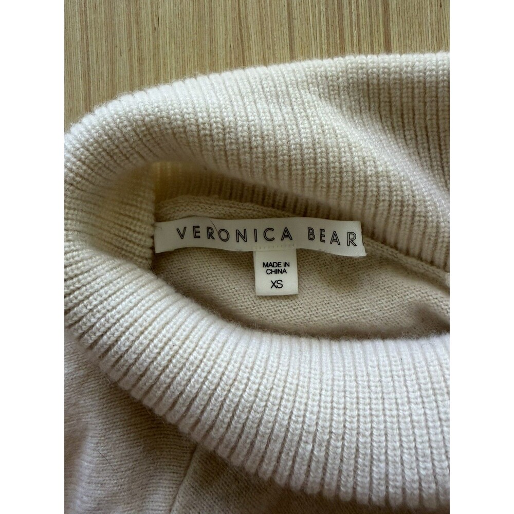 Veronica Beard FAB! Faber Color Blocked Sweater Knit 100% Cashmere Size XS - Picture 2 of 5